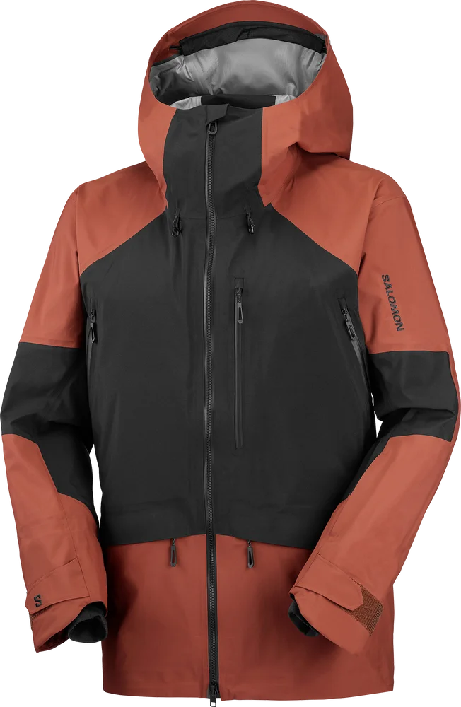 Salomon Men´s Moon Patrol GORE-TEX Jacket Deep Black/burnt Umber/ v:6059212