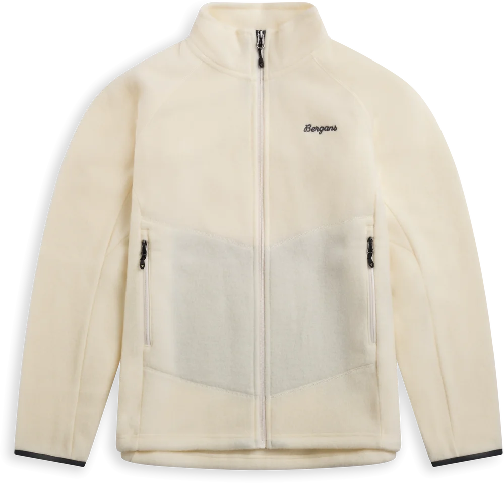 Bergans Women’s Rabot Merino Fleece Midlayer Jacket Vanilla White v:9816441 Bergans Women’s Rabot Merino Fleece Midlayer Jacket Vanilla White v:9816441