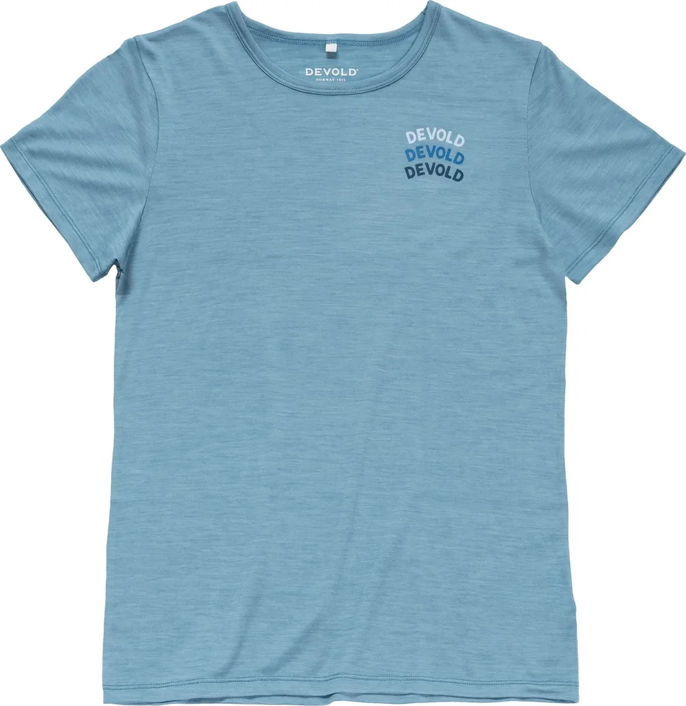 Devold Women's Active Devold Legacy Tee Skyblue v:3696936