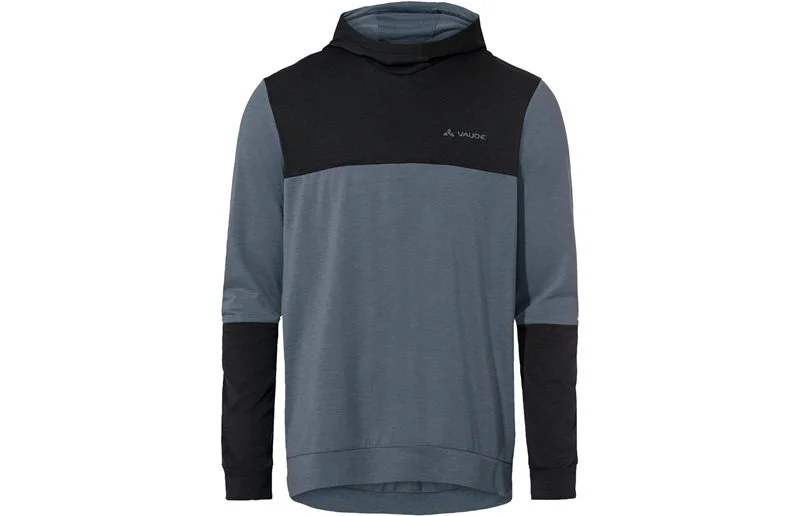 Vaude Sykkeltrøye M Qimsa Hoody Black/Heron v:2410775