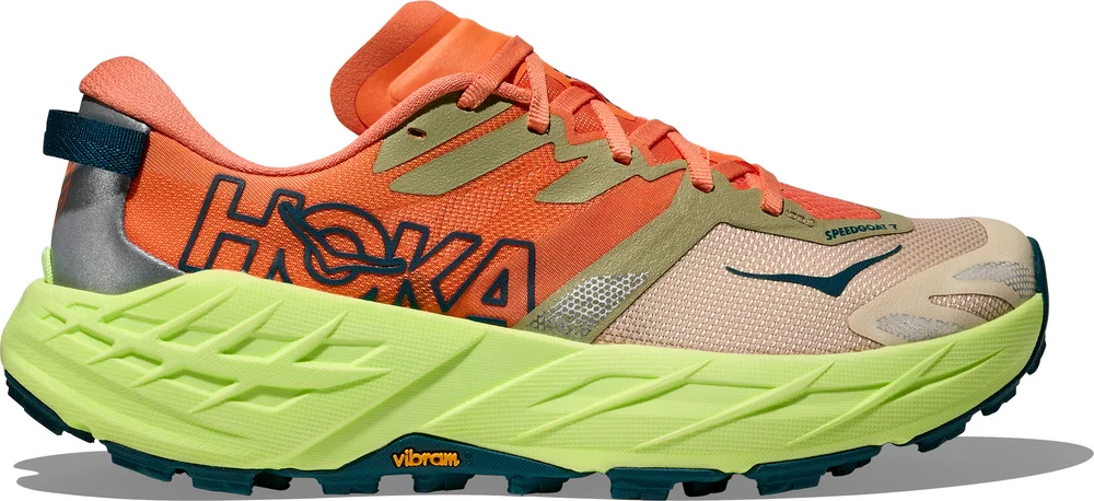 Hoka Women's Speedgoat 7 Persimmon/Neon Yuzu v:9354260