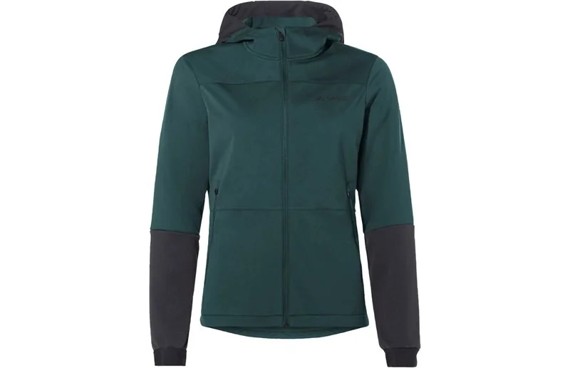 Sykkeljakke Vaude Women's Qimsa Hooded Softshell Jacket Deep Pond v:8627951