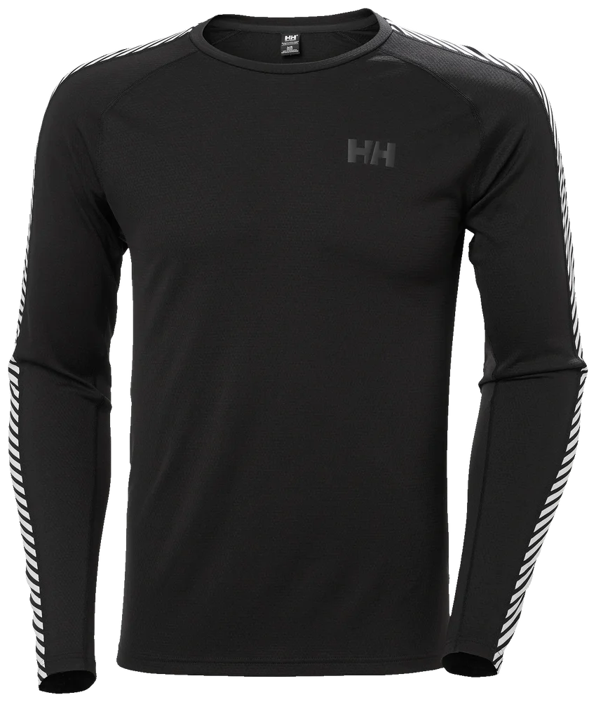Helly Hansen Men's Lifa Active Stripe Crew Black v:7584317