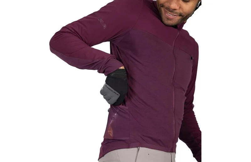 Endura Sykkeltrøye Gv500 L/s Aubergine v:7225215