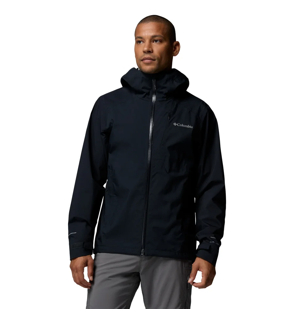 Columbia Men's Trailborne 2.5L Packable Waterproof Jacket Black v:8114591