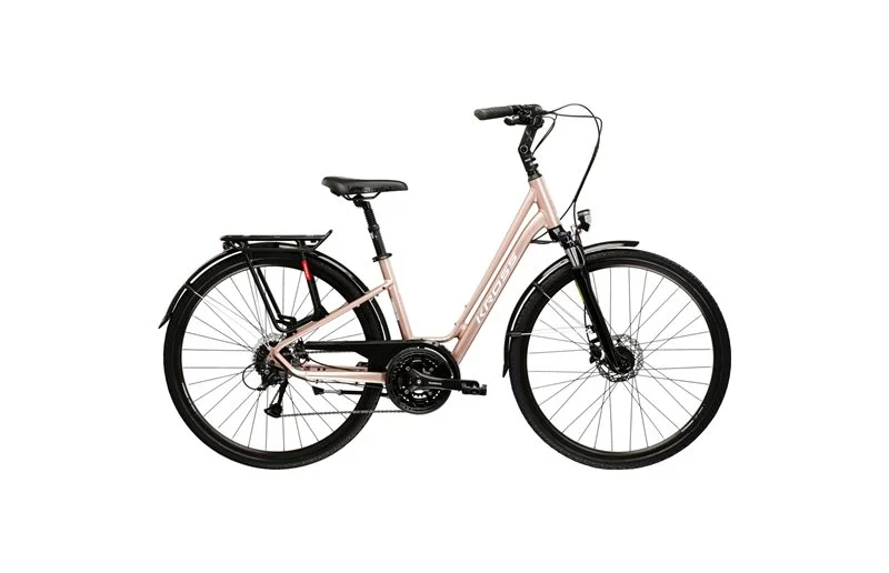 Bysykkel Kross Sentio 4.0 Pink Gold/White v:1884101 Bysykkel Kross Sentio 4.0 Pink Gold/White v:1884101