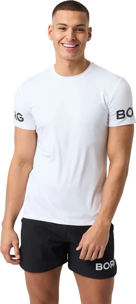 Björn Borg Men’s Borg T-Shirt Brilliant White v:5216106 Björn Borg Men’s Borg T-Shirt Brilliant White v:5216106