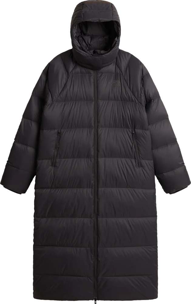 The North Face Women's Hydrenalite City Long Down Hooded Parka Anthracite Grey v:5048001