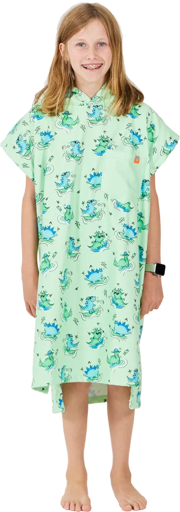 After Essentials Kids’ Poncho Dino Green v:4605420
