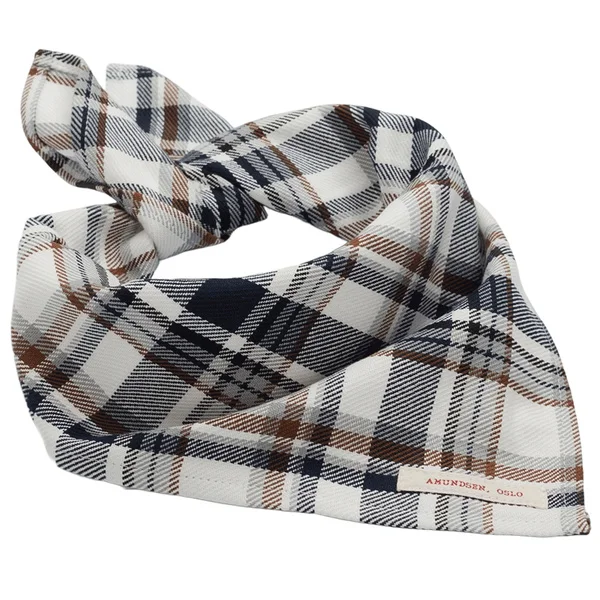 Field Bandana Chequered Navy/Tan v:1132703 Field Bandana Chequered Navy/Tan v:1132703
