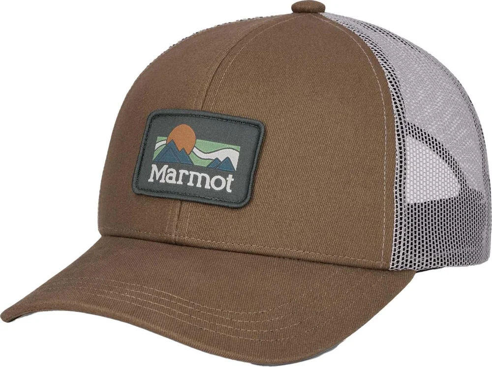 Marmot Retro Trucker Hat Olive Grove v:4276452