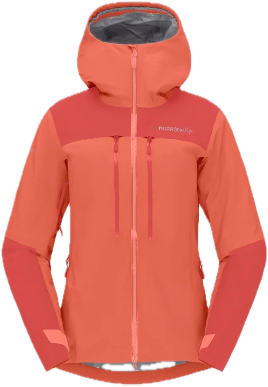 Norrøna Women's Trollveggen GORE-TEX Pro Light Jacket Deep Sea Coral/baked Apple v:1732633