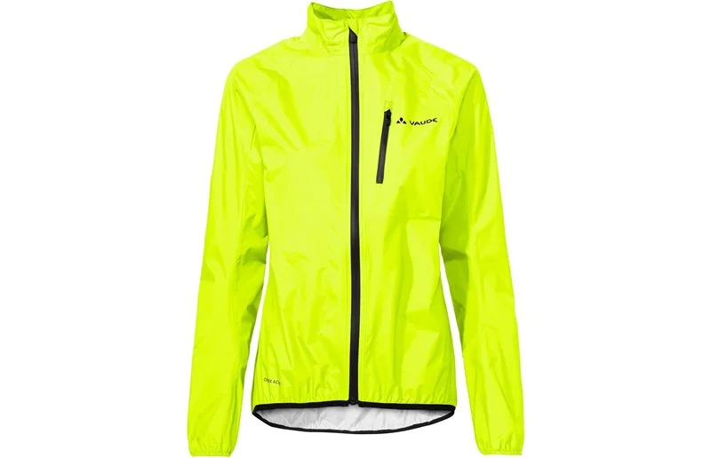 Sykkeljakke Vaude Women's Drop Jacket III Neon Yellow v:7515493