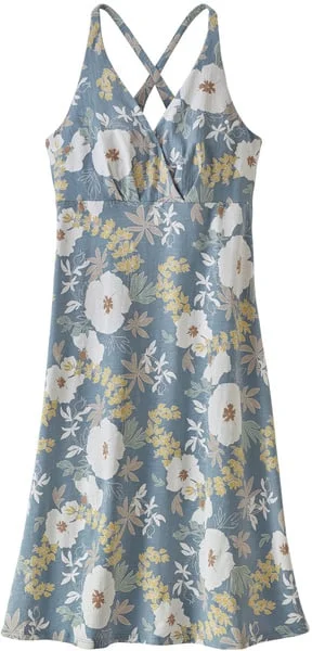 W's Amber Dawn Dress Flower Power Light Plume Grey v:4008921