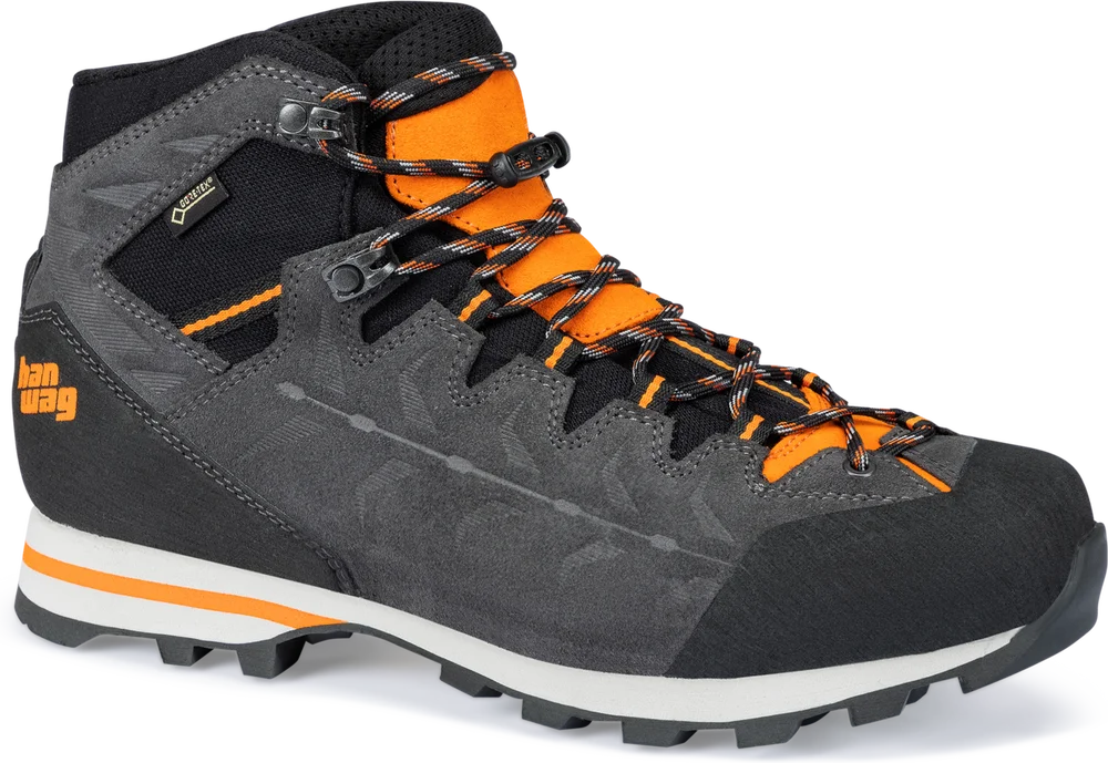 Hanwag Men’s Makra Light Gtx Asphalt/Orange v:6615859 Hanwag Men’s Makra Light Gtx Asphalt/Orange v:6615859