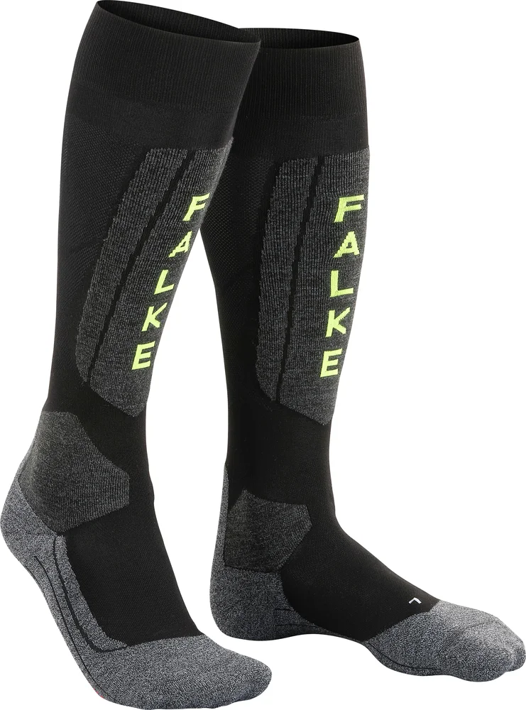 Falke Men’s Falke Sk5 Expert Skiing Knee-High Socks Black-lightning v:2340392
