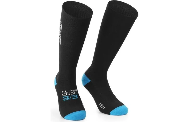 Assos Sykkelsokker Ultraz 3/3 Fugu Socks Black Series v:7930156