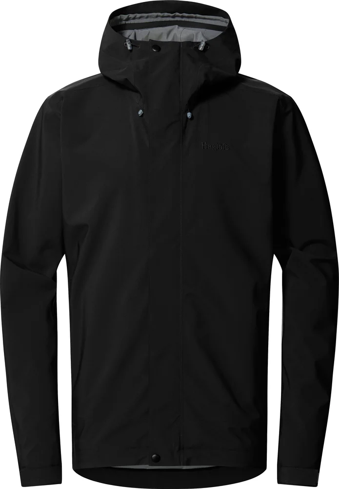 Haglöfs Men’s Breeze Proof Jacket True Black v:8619561 Haglöfs Men’s Breeze Proof Jacket True Black v:8619561