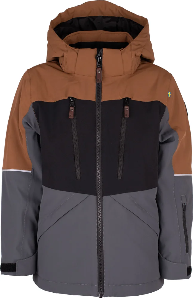 Lindberg Kids’ Alpine Winter Jacket Cayenne/Anthracite v:3460333 Lindberg Kids’ Alpine Winter Jacket Cayenne/Anthracite v:3460333