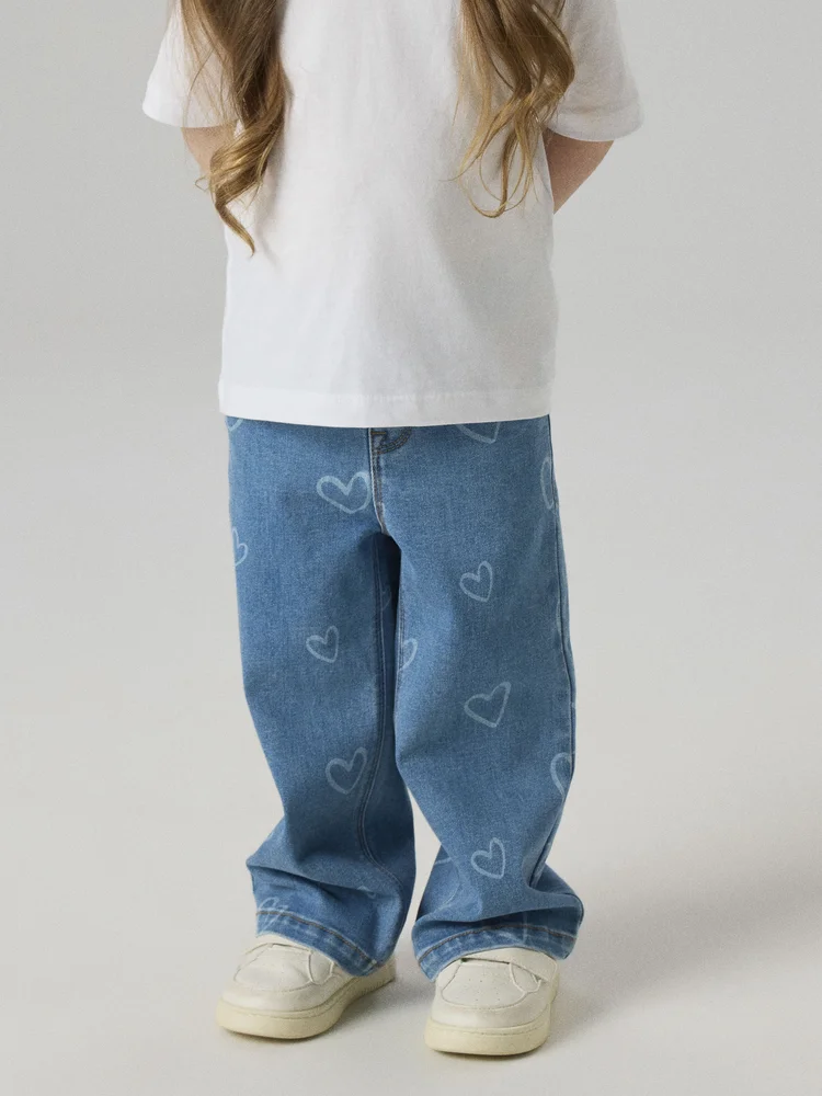 NMFROSE WIDE AOP JEANS 4044-ON v:5681084 NMFROSE WIDE AOP JEANS 4044-ON v:5681084