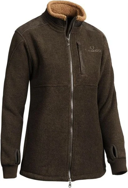 Milestone Fleece Cardigan Women Brown v:1940907