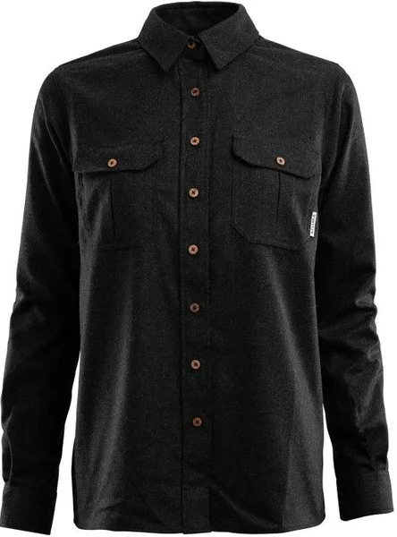 Aclima W's LeisureWool ReBorn Wool Shirt Dark Grey Melange v:6224885