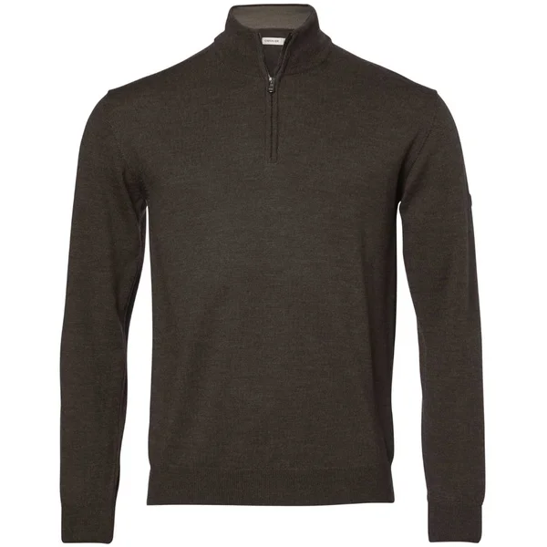 Aston Half Zip Merino Pullover Men Dark Green v:1384985 Aston Half Zip Merino Pullover Men Dark Green v:1384985