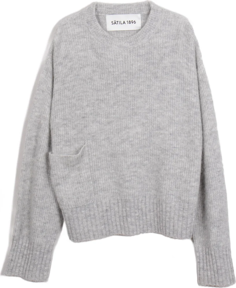 Sätila Women’s Sunset Sweater Light Grey Melange v:7400384 Sätila Women’s Sunset Sweater Light Grey Melange v:7400384