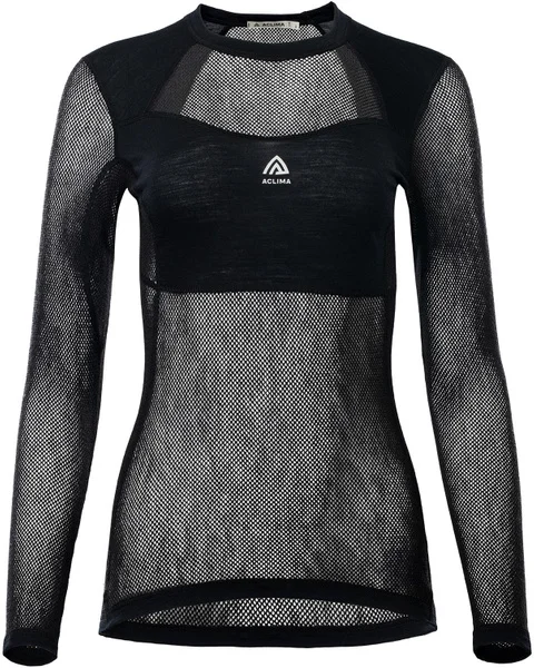 Aclima WoolNet Light Crewneck W’s Jet Black v:3273737