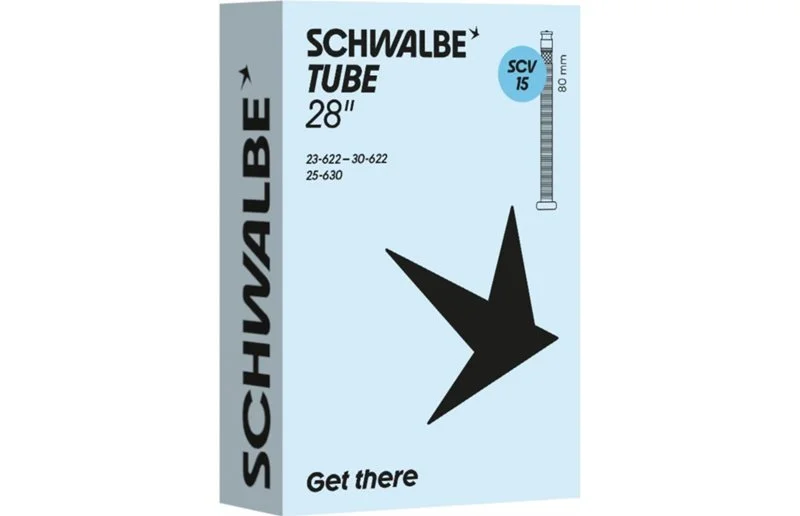 Sykkelslange Schwalbe SCV15 23-30x622-630 Clik 80mm v:9903121
