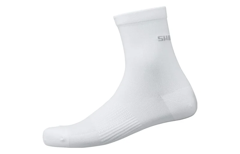Sykkelsokker Shimano Performance Mid Socks White v:9587016