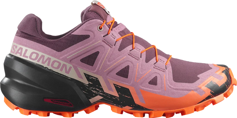 Salomon Women's Speedcross 6 Huckleberry / Dusky Orchid / Nectarine v:6038622