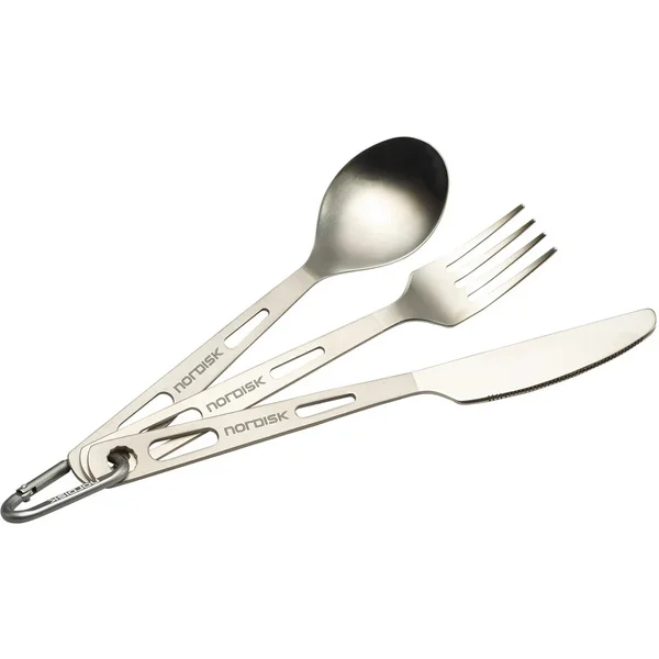Nordisk Titanium Cutlery (3 Pcs) Titanium v:6623116 Nordisk Titanium Cutlery (3 Pcs) Titanium v:6623116