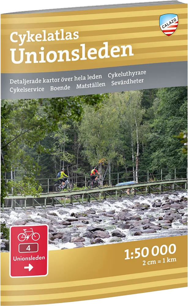 Calazo förlag Cykelatlas Unionsleden 1:50.000 NoColour v:5854465 Calazo förlag Cykelatlas Unionsleden 1:50.000 NoColour v:5854465