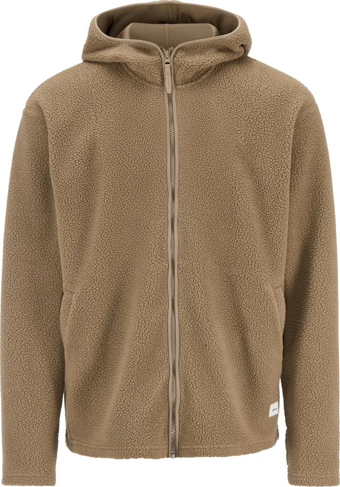 Craft Men's Join Pile Fleece Full Zip Hood Taupe v:8386135