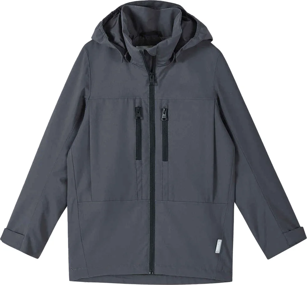 Reima Kids’ Reimatec Jacket Saarela Soft Black v:8412871 Reima Kids’ Reimatec Jacket Saarela Soft Black v:8412871