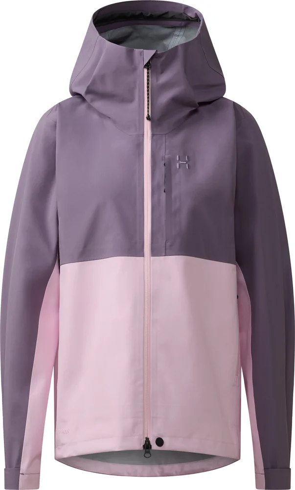 Haglöfs Women's Front Proof II Jacket Purple Fog/fresh Pink v:6918031