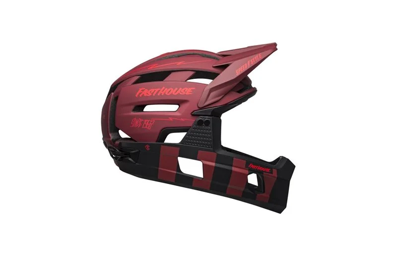 Bell Sykkelhjelm Mtb Super Air R Spherical Mips Matt Rød/Svart v:4545020