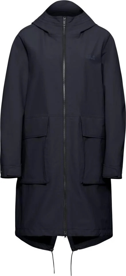 Jack Wolfskin Women's Nabur 2L Coat Dark Navy v:9896022