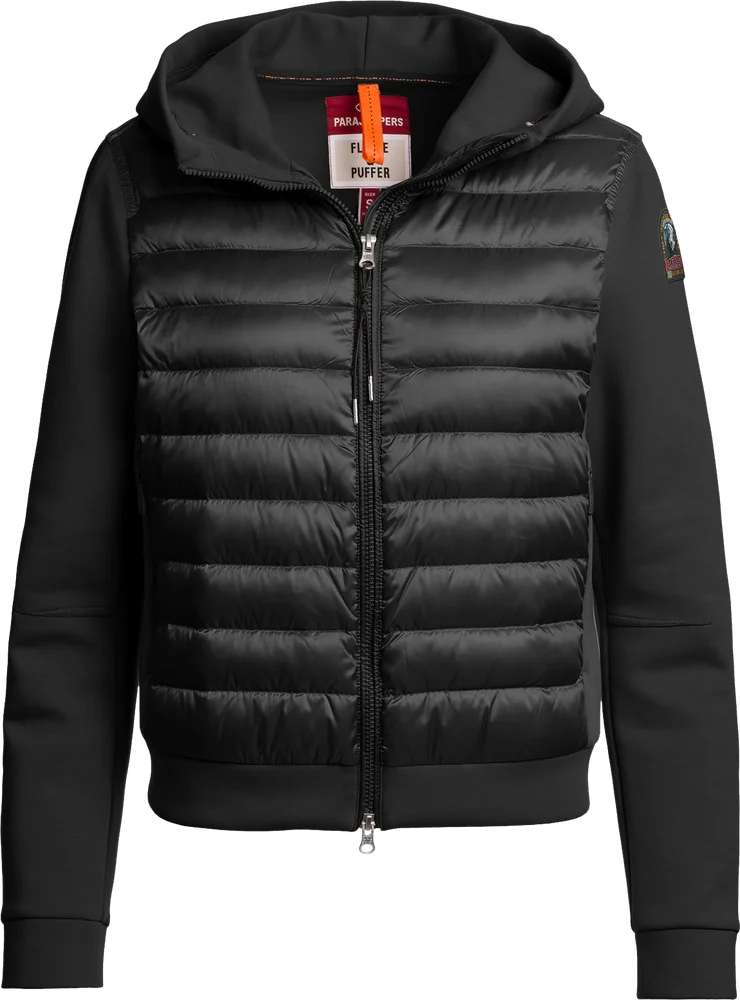 Parajumpers Women’s Caelie Hybrid Sweatshirt 2.0 Black v:5392461 Parajumpers Women’s Caelie Hybrid Sweatshirt 2.0 Black v:5392461