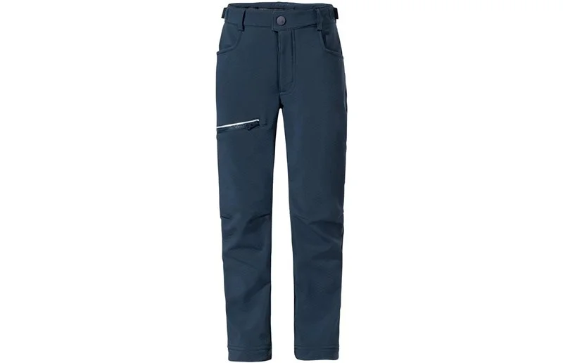 Vaude Sykkelbukser JR Qimsa Softshell Pants Dark Sea v:4004026