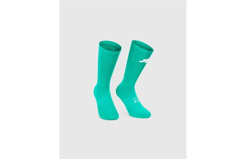 Cykelstrømper Assos Socks Racing S11 Halo Green v:3594662