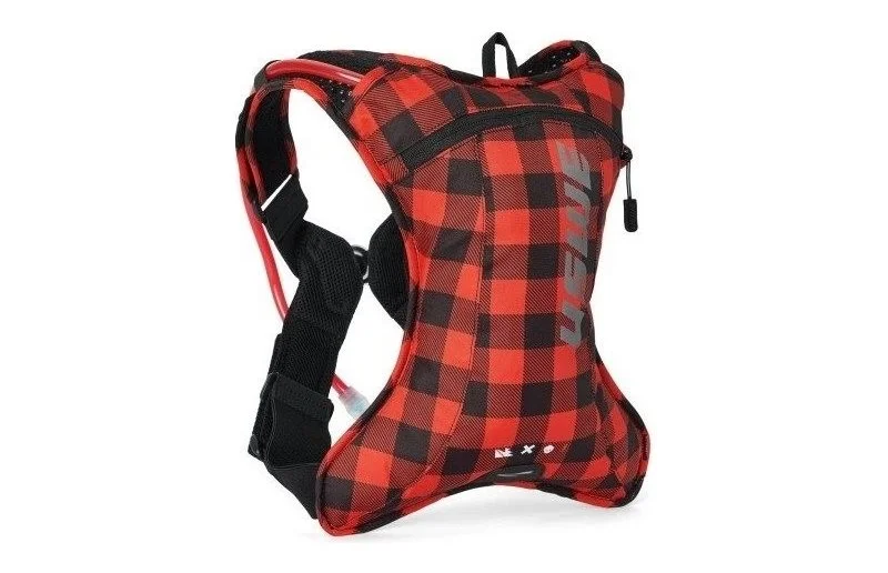 Ryggsekk USWE Outlander Cross country 2L Hydration Pack Flannel Red/Black v:1622583