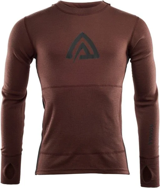 Aclima Warmwool Hood Sweater Man Bitter Chocolate/Jet Black v:5113733 Aclima Warmwool Hood Sweater Man Bitter Chocolate/Jet Black v:5113733
