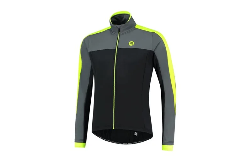 Rogelli Sykkeljakke Freeze Vinter Svart/Grå/Fluor v:5359288