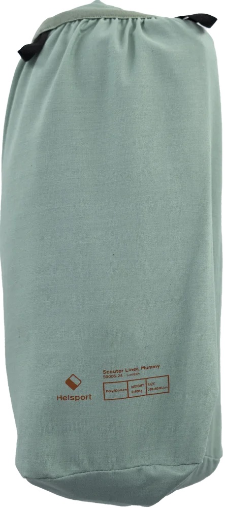 Helsport Scouter Cotton Liner Mummy Granite Green / Cloudberry v:5406634 Helsport Scouter Cotton Liner Mummy Granite Green / Cloudberry v:5406634