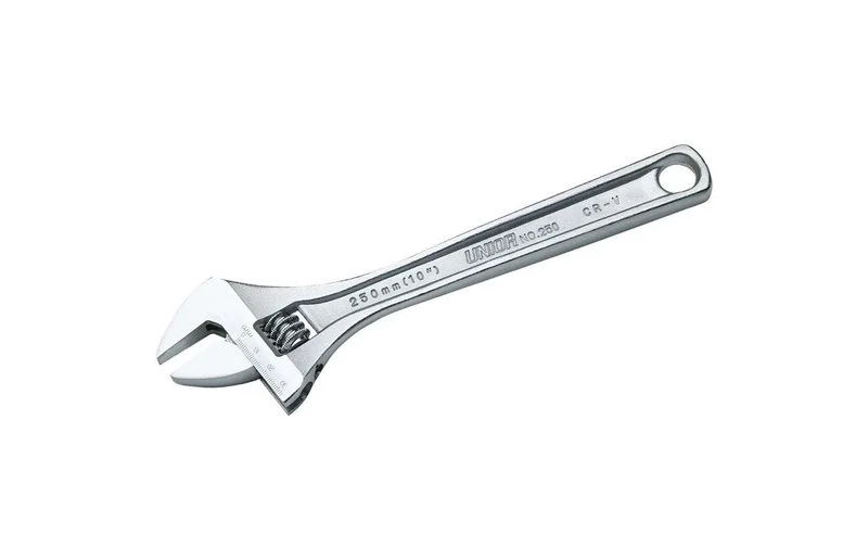 UNIOR Skiftenøkkel Adjustable Wrench 250mm Sølv v:8992882