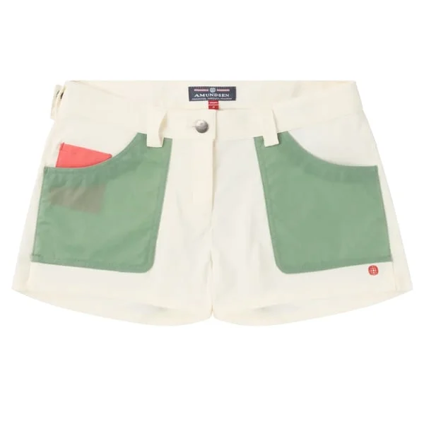 3Incher Field Shorts Womens Offwhite/Willow Green v:3800189 3Incher Field Shorts Womens Offwhite/Willow Green v:3800189