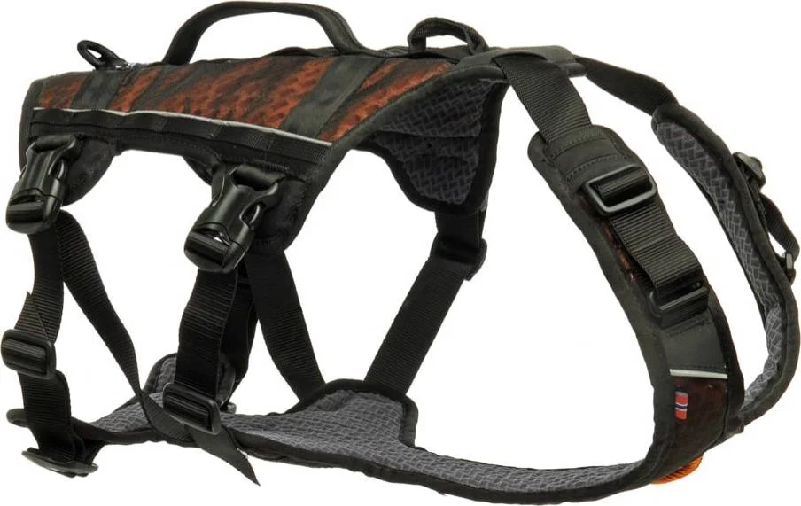 Non-stop Dogwear Rock Harness Long S Black/Orange v:6796099