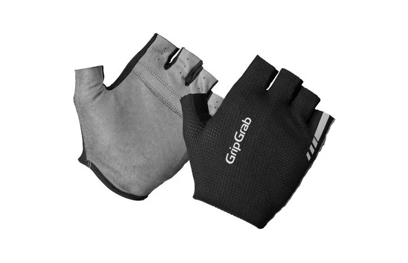 Sykkelhansker GripGrab PACR InsideGrip™ Short Finger Summer Gloves Black v:3601038